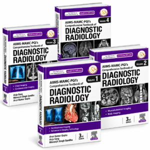 collection de quatre manuels de radiologie médicaux